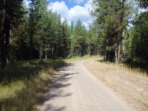 GDMBR: Southwest bound (approaching Richmond Peak, MT).